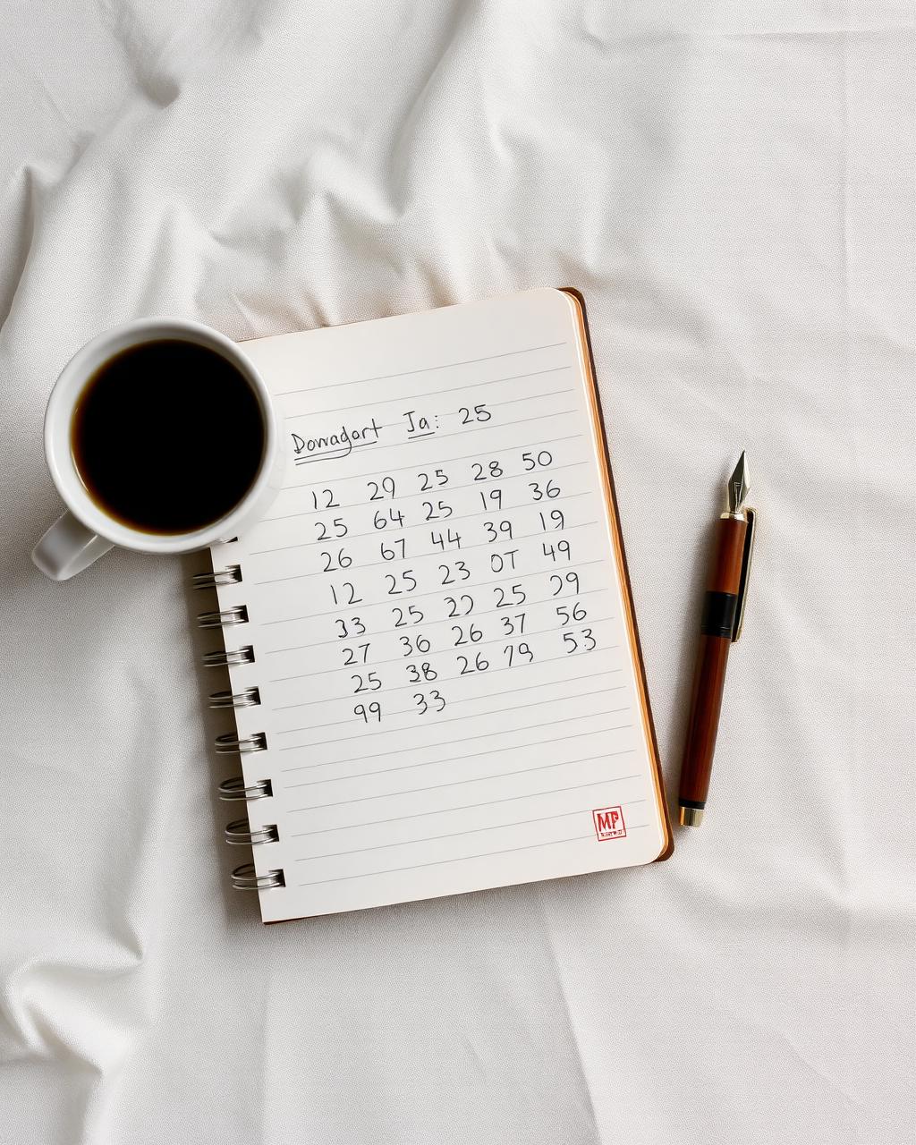 A handwritten ledger of weekly partner payouts